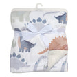 Lambs & Ivy Dino-Might Dinosaur Baby Blanket - Bambi Baby