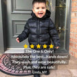 Onekid Car Seat Coat | The Road Coat Down - Black - Bambi Baby