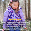 Onekid Car Seat Coat | The Road Coat Down - Purple Raptor Print - Bambi Baby