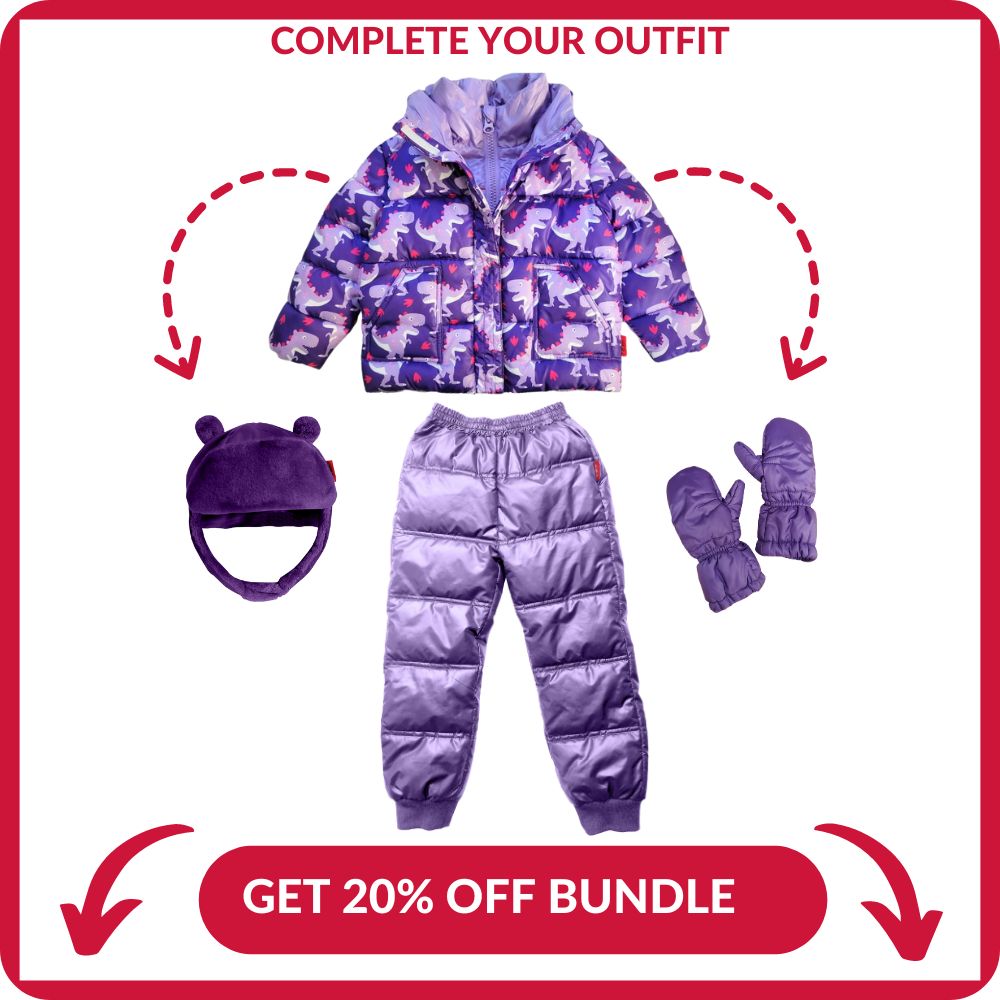 Onekid Car Seat Coat | The Road Coat Vegan - Purple Raptor- Bambi Baby