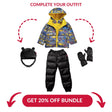 Onekid Car Seat Coat | The Road Coat Down - Construction Print - Bambi Baby