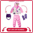 Onekid Car Seat Coat | The Road Coat Down - Floral Print - Bambi Baby
