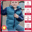 Onekid Car Seat Coat | The Road Coat Down - Navy/Teal - Bambi Baby
