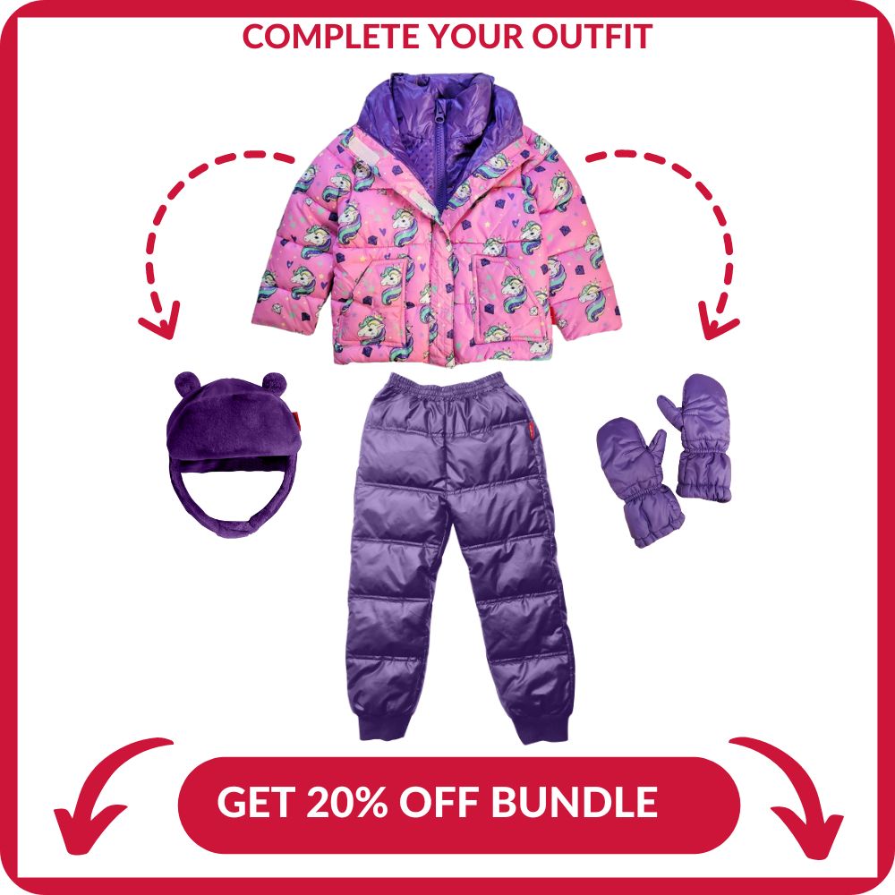 Onekid Car Seat Coat | The Road Coat Vegan - Unicorn Print- Bambi Baby