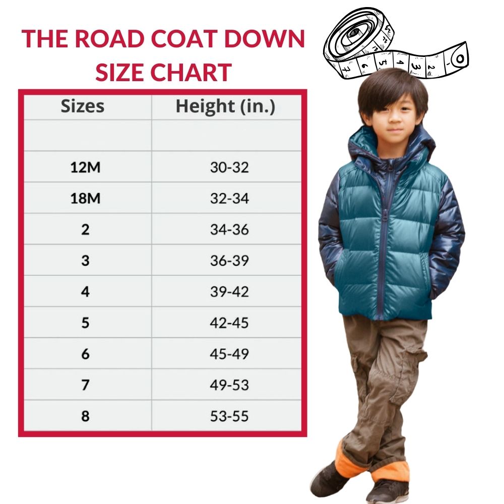 Onekid Car Seat Coat | The Road Coat Down - Navy/Teal- Bambi Baby
