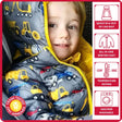 Onekid Car Seat Coat | The Road Coat Down - Construction Print - Bambi Baby