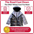 Onekid Car Seat Coat | The Road Coat Down - Platinum/Black - Bambi Baby
