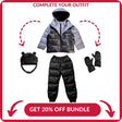 Onekid Car Seat Coat | The Road Coat Down - Platinum/Black - Bambi Baby