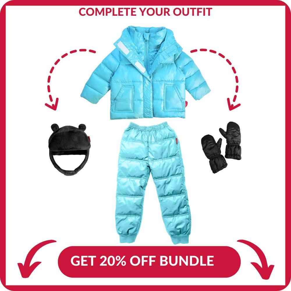 Onekid Car Seat Coat | The Road Coat Vegan - Aqua- Bambi Baby