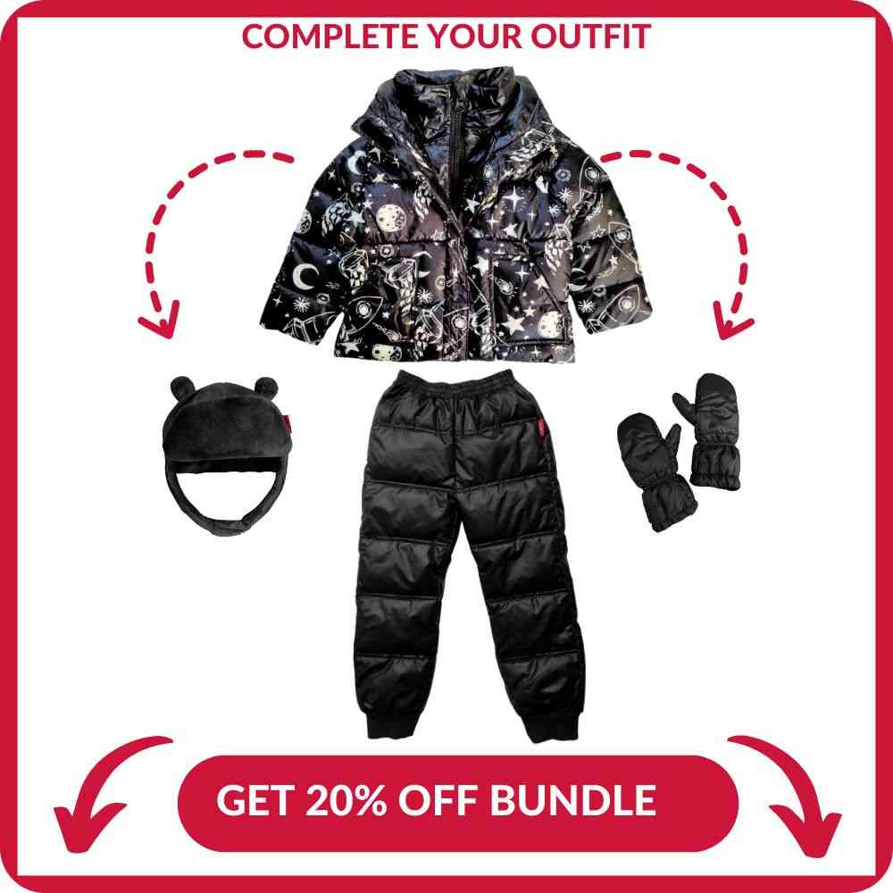 Onekid Car Seat Coat | The Road Coat Vegan - Rocketship Print- Bambi Baby