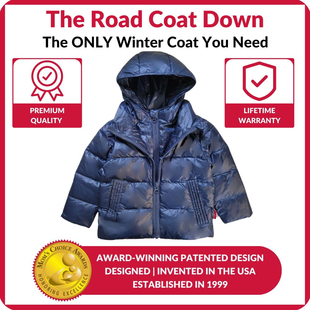 Onekid Car Seat Coat | The Road Coat Down - Navy- Bambi Baby