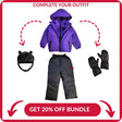 Onekid Car Seat Coat | The Road Coat Arctic - Purple - Bambi Baby