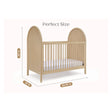 Delta Children Vivi 4-In-1 Convertible Crib- Greenguard Gold Certified - Bambi Baby