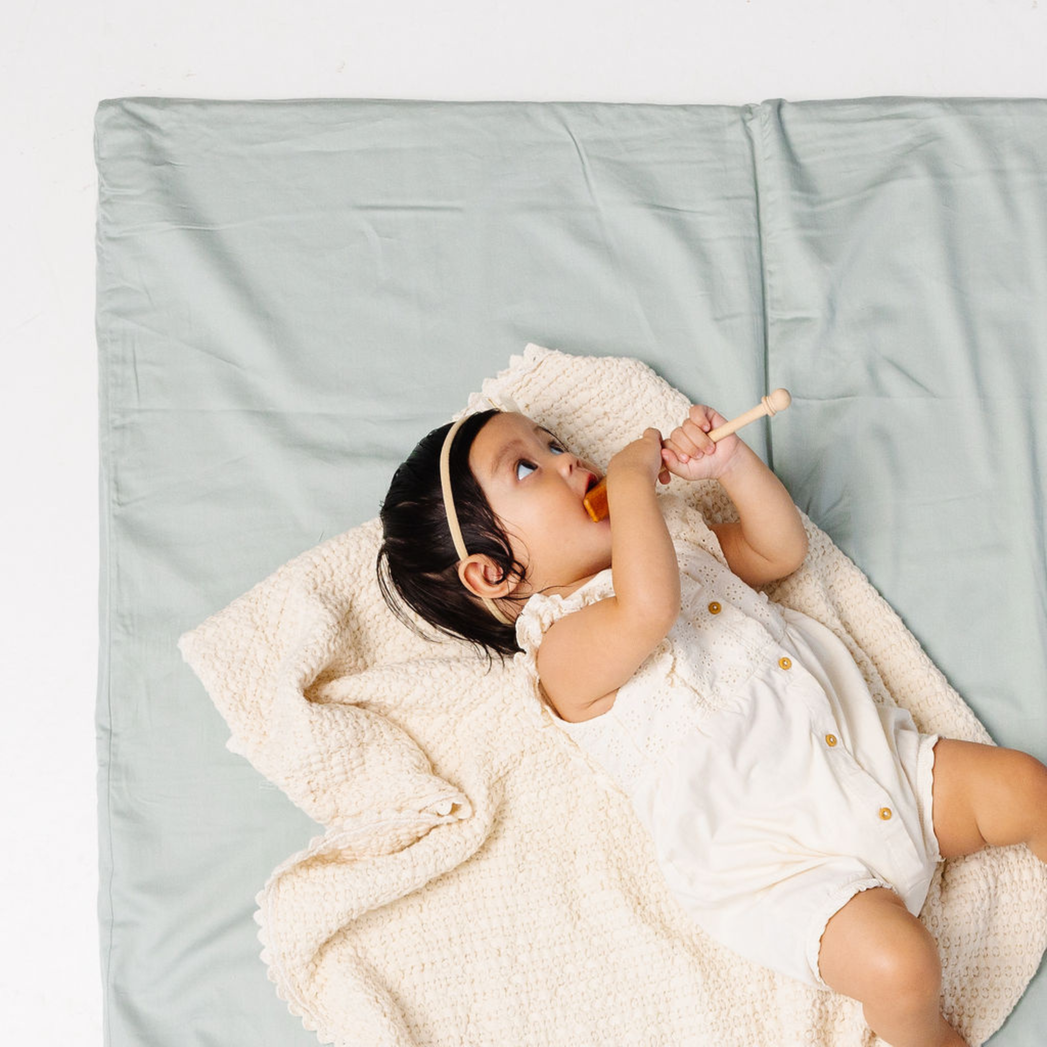 Toki Kids Sage + Breeze Organic Cotton Mat- Bambi Baby