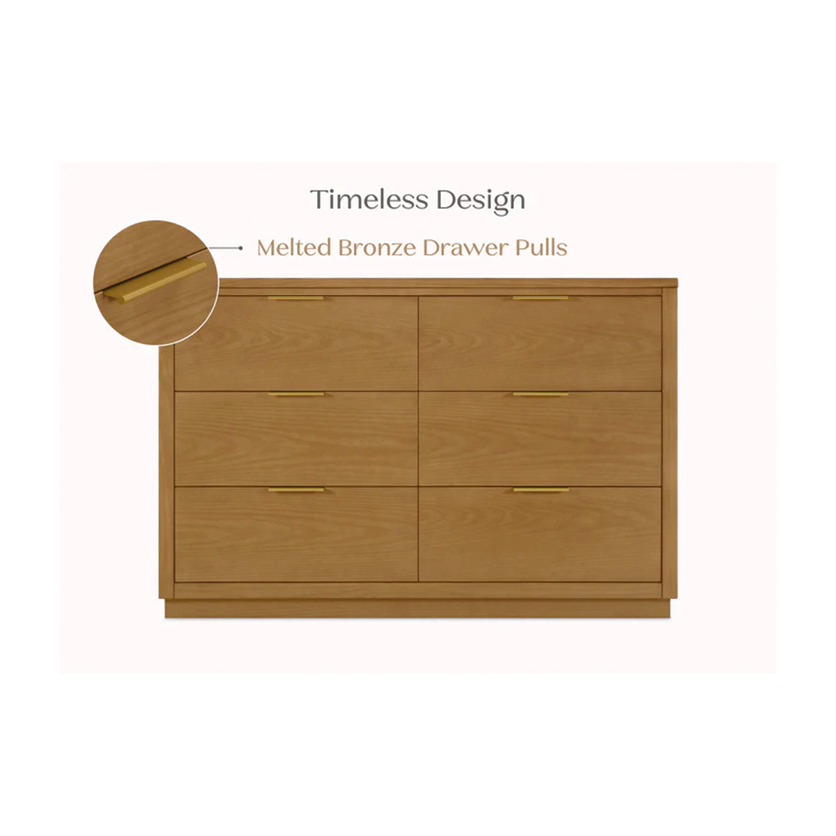 Delta Children Forever- Classic 6 Drawer Dresser - Assembled- Bambi Baby