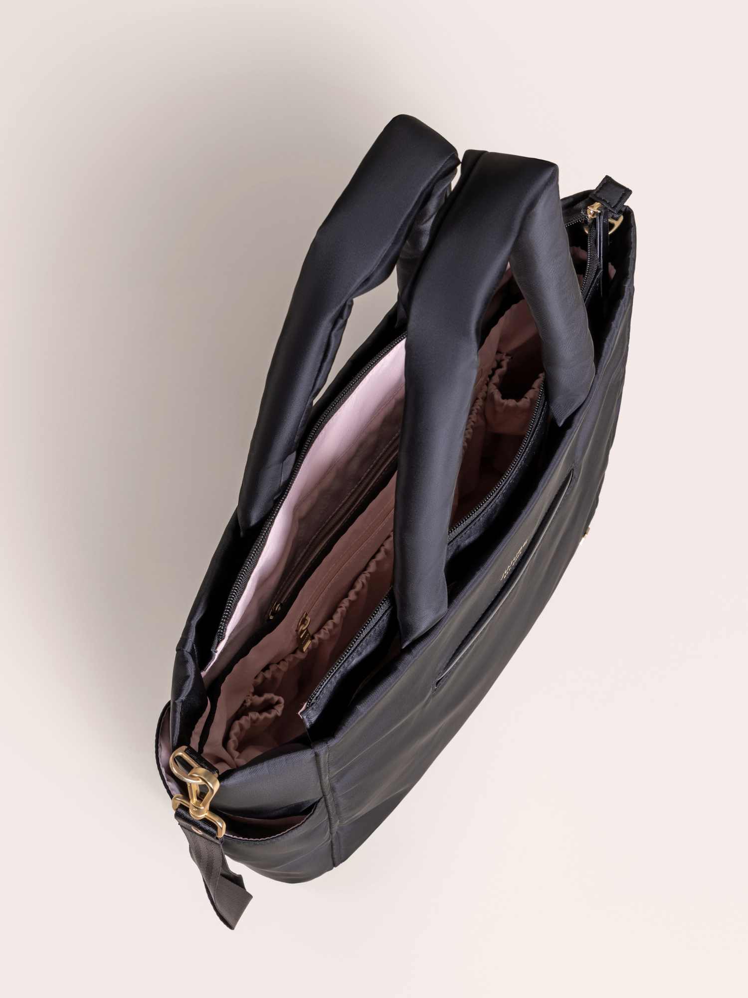 JuJuBe Utility-Strap Tote Diaper Bag - Black- Bambi Baby