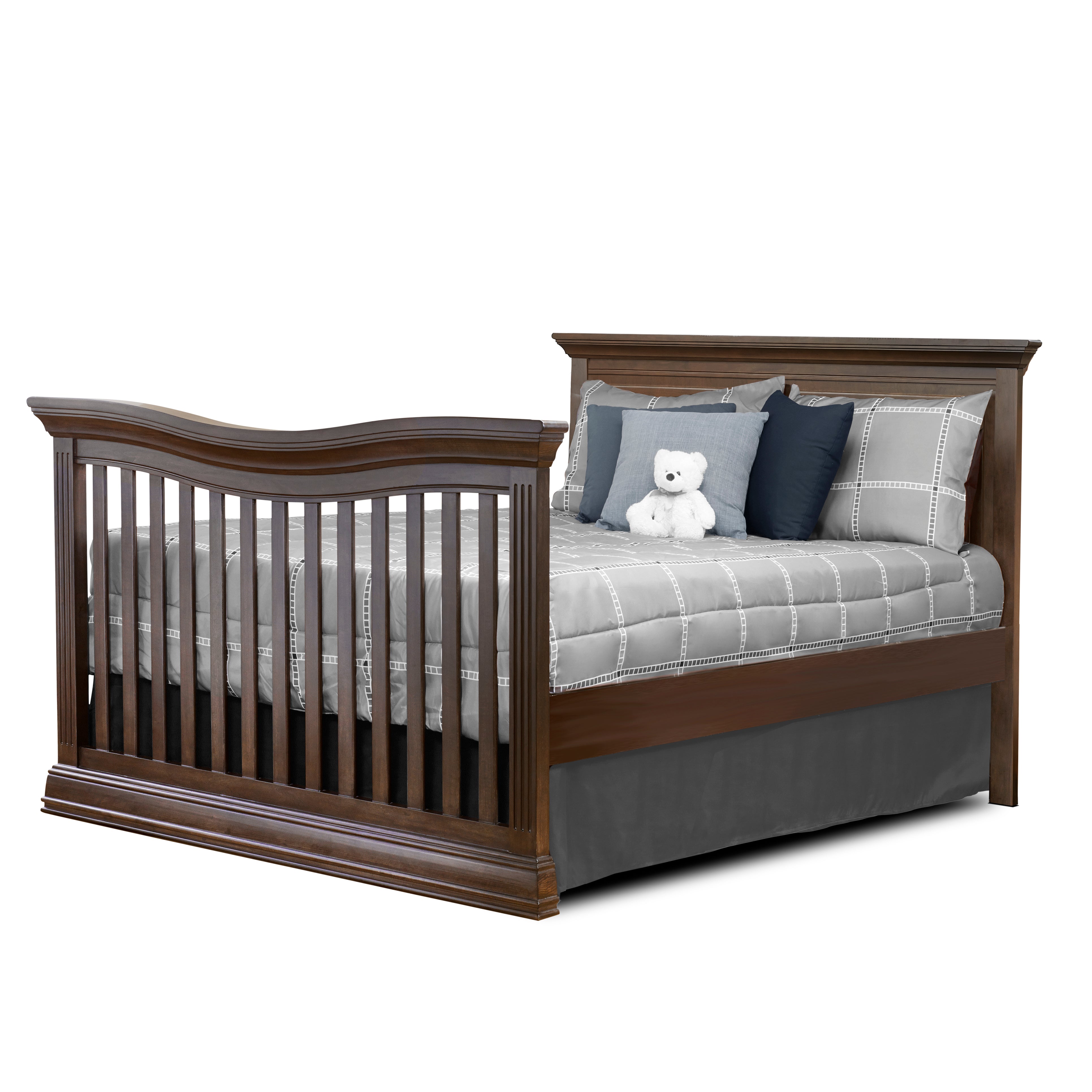 Sorelle Providence Flat Top Crib - Chocolate- Bambi Baby