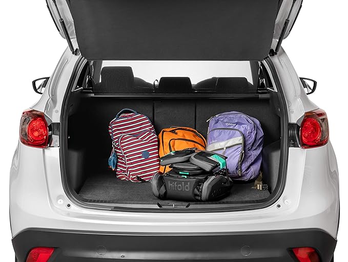 Mifold Hifold Fit-and-Fold Booster Seat Carry Bag In Black- Bambi Baby