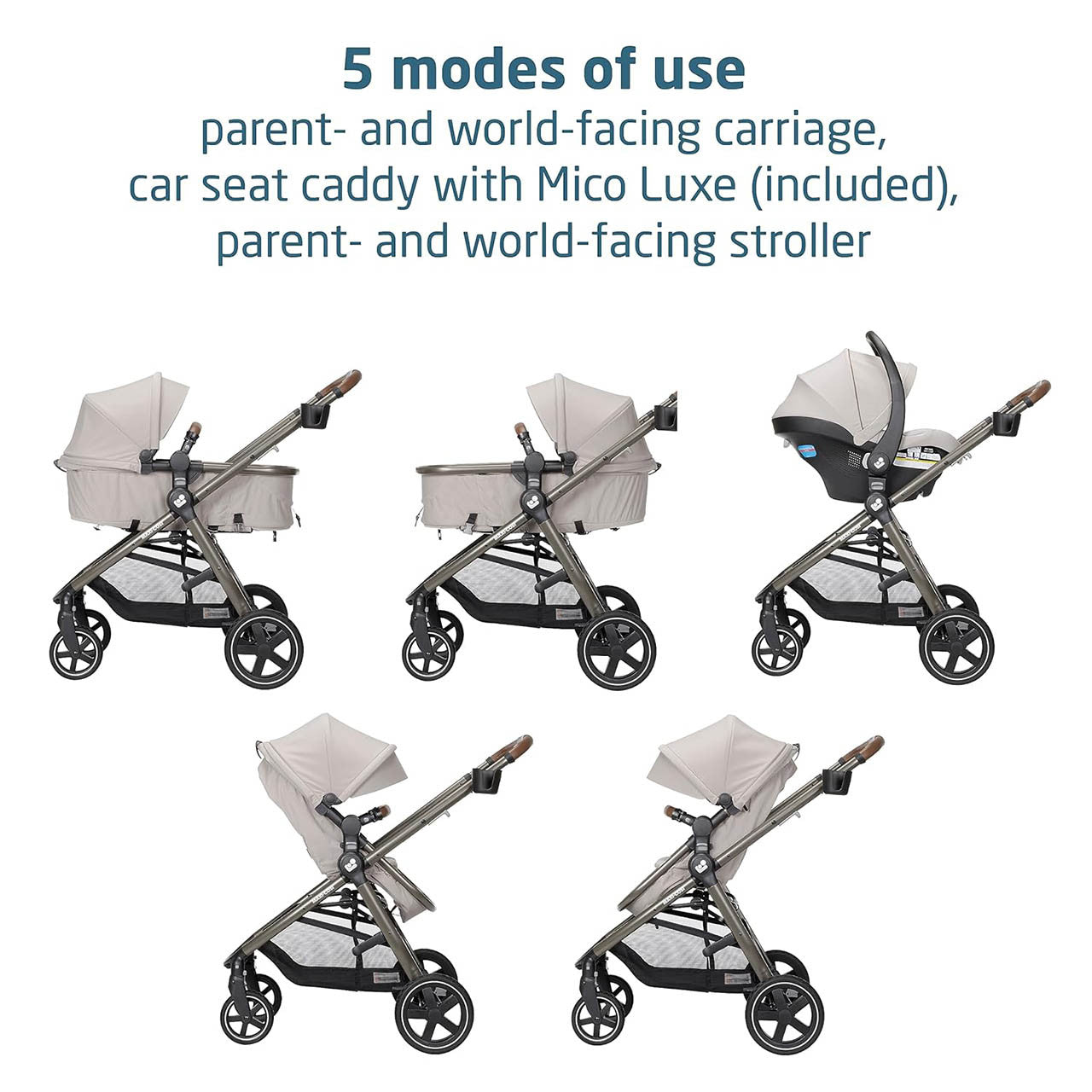 Maxi Cosi Zelia2 Luxe Travel System- Bambi Baby
