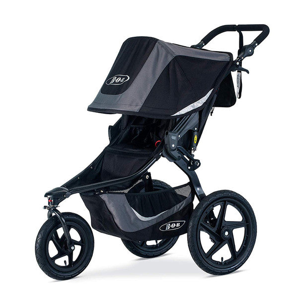 Cochecito para correr Bob Revolution Flex 3.0 en negro grafito - Bambi Baby
