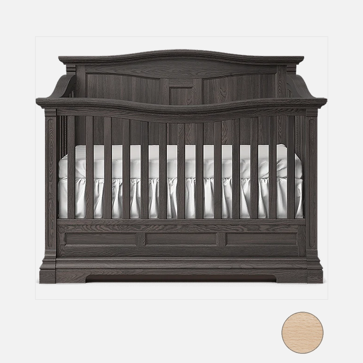 Romina Imperio Convertible crib w/ Solid Panel - Bambi Baby