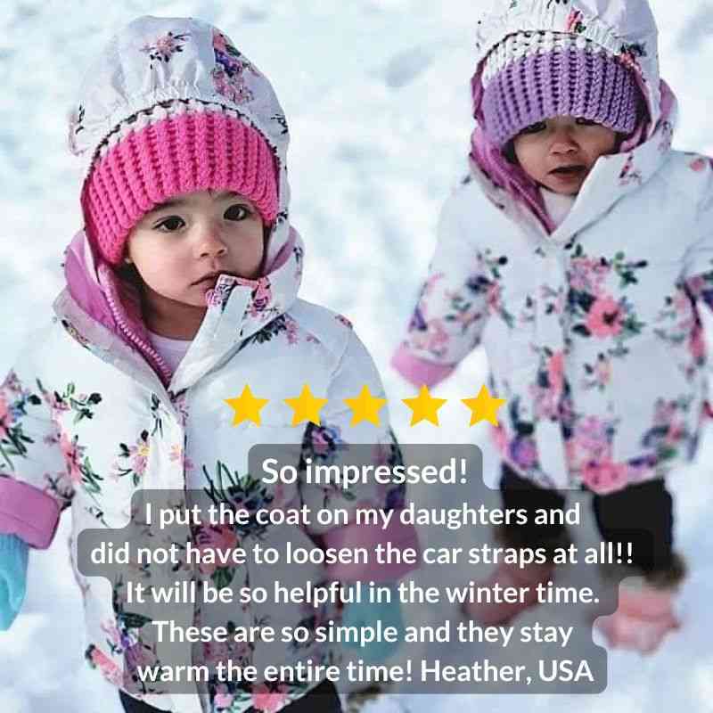 Onekid Car Seat Coat | The Road Coat Vegan - Floral Print- Bambi Baby