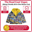 Onekid Car Seat Coat | The Road Coat Vegan - Construction Print - Bambi Baby