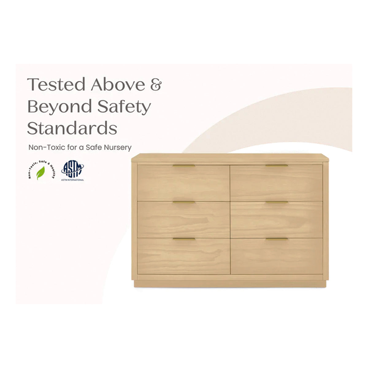 Delta Children Forever- Classic 6 Drawer Dresser - Assembled- Bambi Baby