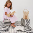 Toki Kids Bold Stripe Vegan Leather Mat - Bambi Baby