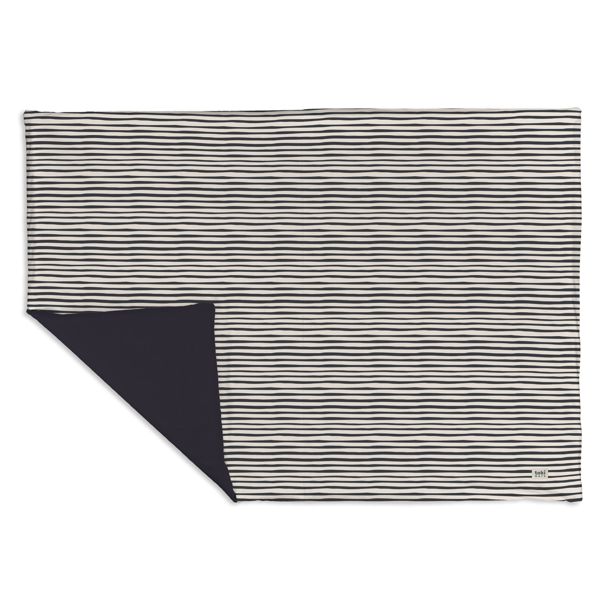Toki Kids Bold Stripe Organic Cotton Mat- Bambi Baby