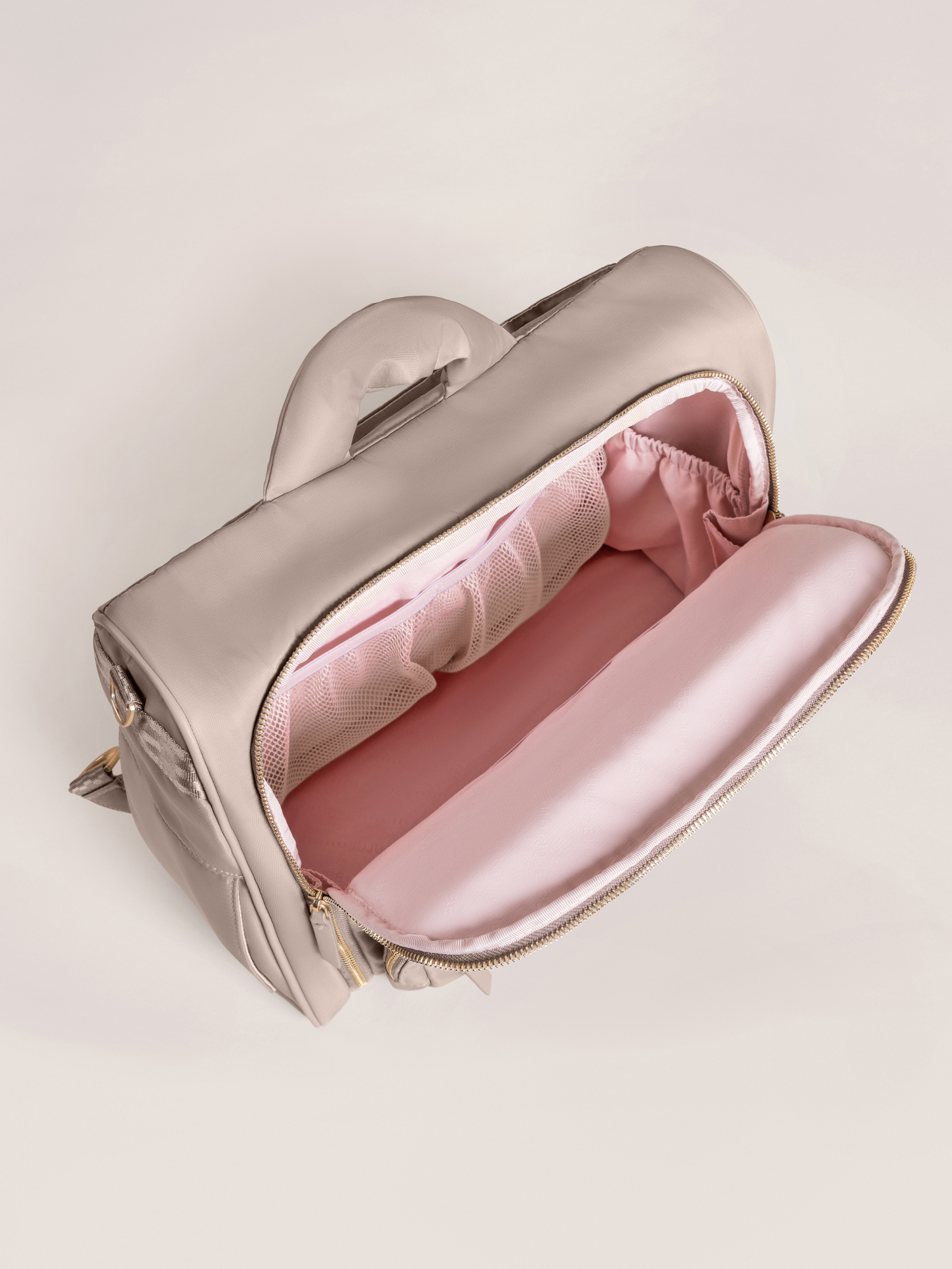 JuJuBe Satchel Diaper Bag - Taupe- Bambi Baby
