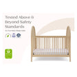 Delta Children Vivi 4-In-1 Convertible Crib- Greenguard Gold Certified - Bambi Baby