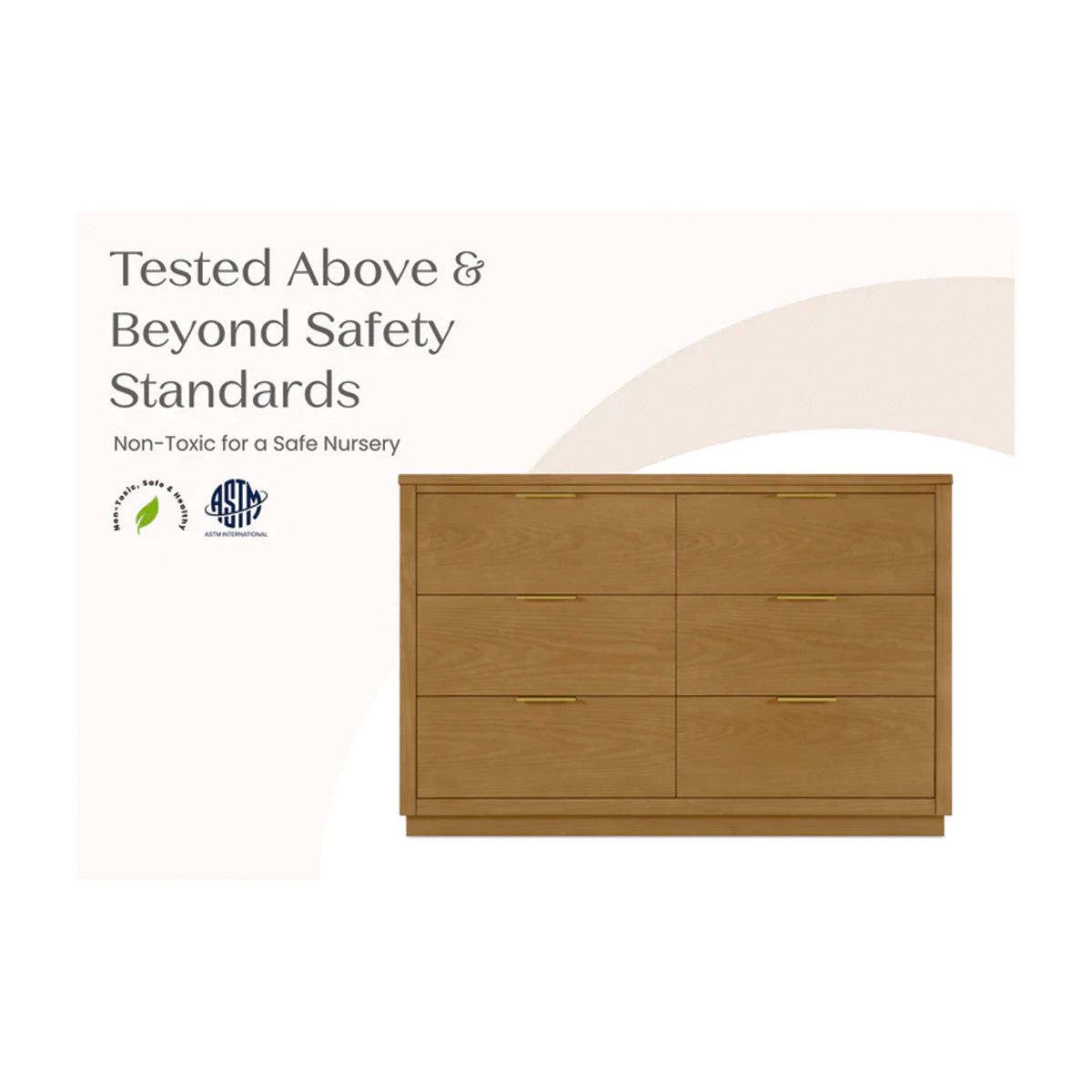 Delta Children Forever- Classic 6 Drawer Dresser - Assembled- Bambi Baby