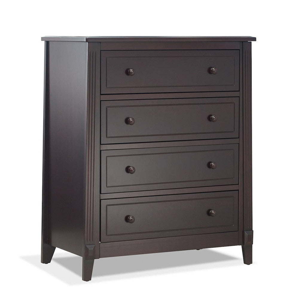 Sorelle Berkley 4 Drawer Dresser (Rta) in Espresso- Bambi Baby