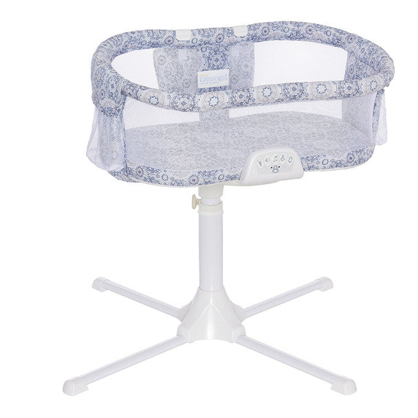 Halo Bassinet Luxe Series in Blue Medallion- Bambi Baby