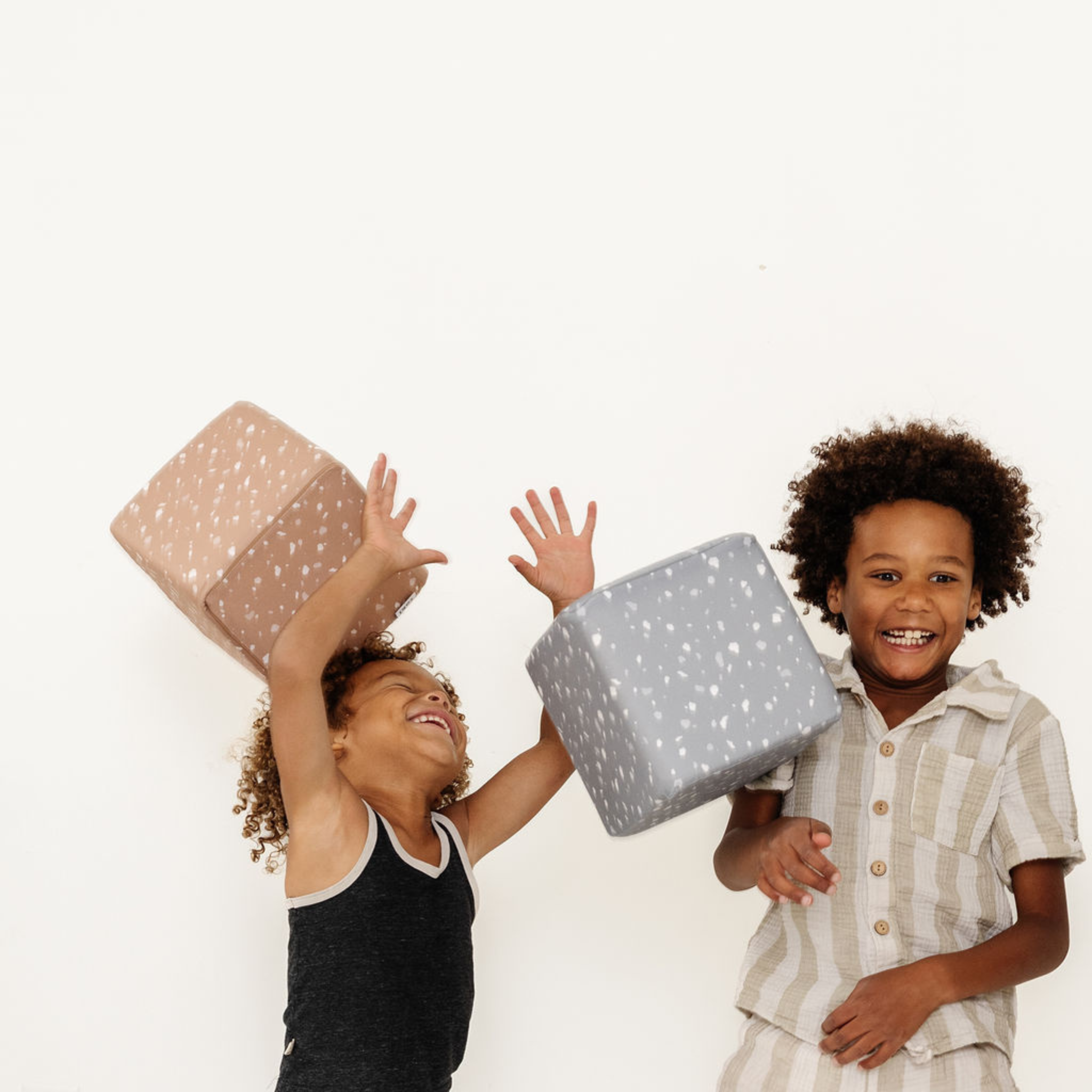 Toki Kids Terrazzo Slate Play Cube- Bambi Baby