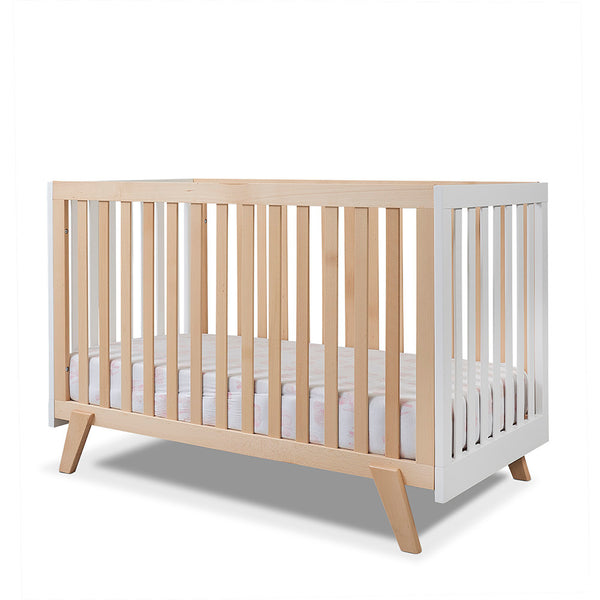 Sorelle Luce 2 in 1 Convertible Crib Natural White
