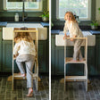 Busy Kids 2-In-1 Kitchen Tower and Kids Art Desk - Bambi Baby