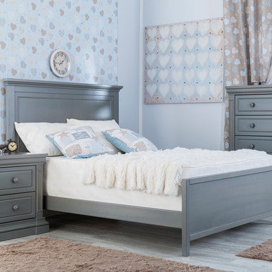 Silva Jackson Full Bed with Low Footboard in Flint- Bambi Baby