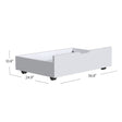 Westwood Rowan Youth Storage Drawer (2) in Ash Linen - Bambi Baby