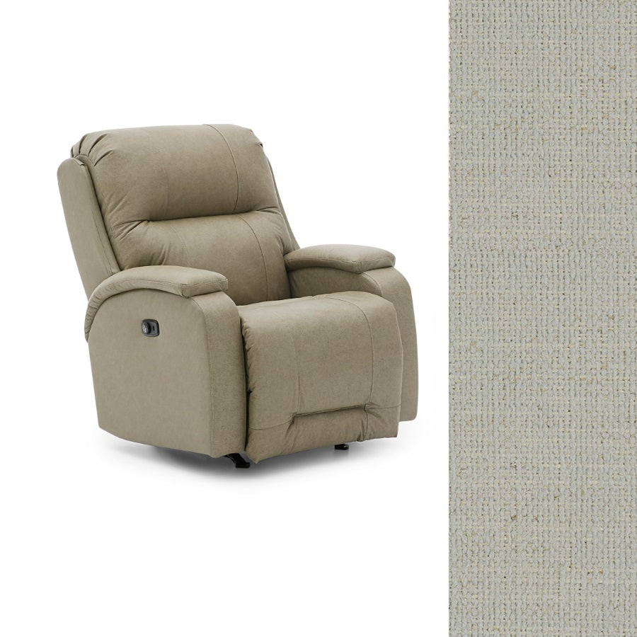 Storytime by Best Chairs Maverly Power Cozzia Swivel Glider Recliner w/ Heat & Massage- Bambi Baby