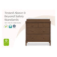 Delta Children Saint 4 Drawer Dresser With Changing Top - Bambi Baby