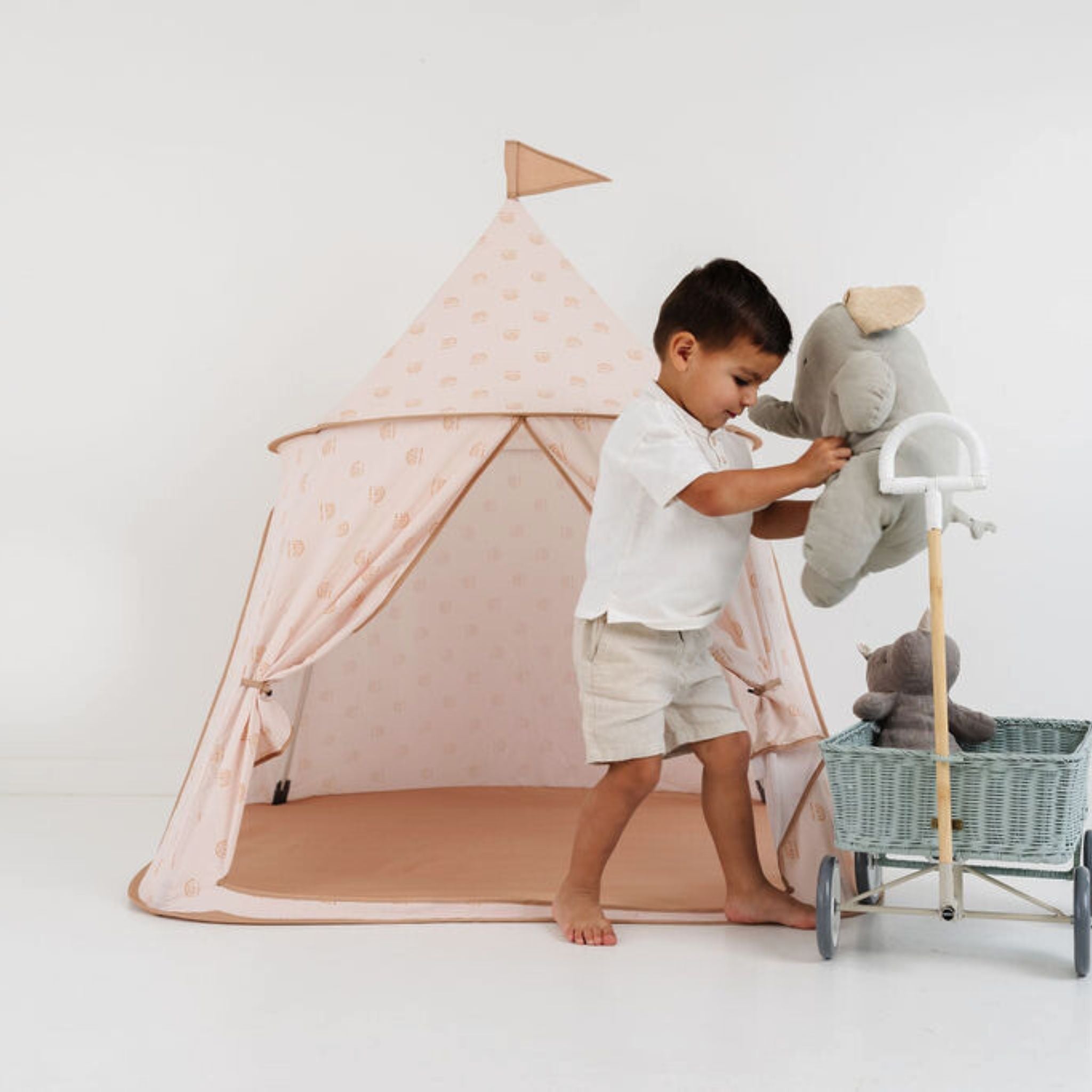 Toki Kids Rainbow Peach Play Tent- Bambi Baby