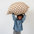 Toki Kids Checker Toffee Bean Bag - Bambi Baby