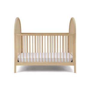 Natural Wood Delta Children Vivi 4-In-1 Convertible Crib - Front View | Bambi Baby