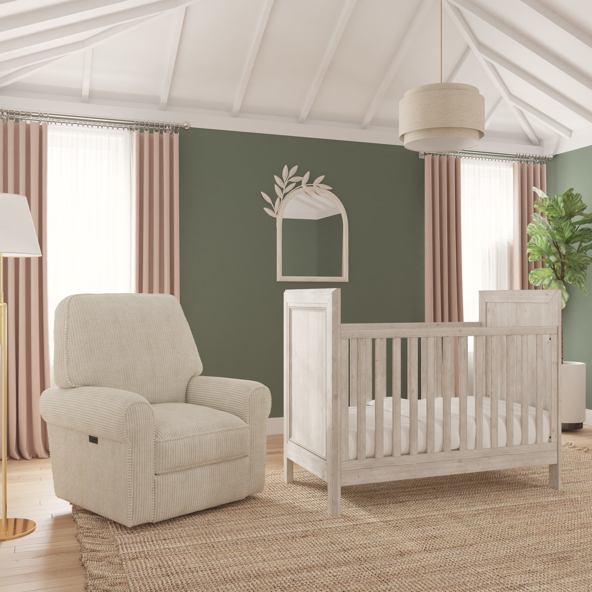 Westwood Design Savannah Power Glider - Natural- Bambi Baby