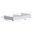 Cama nido juvenil Westwood Rowan en lino ceniza - Bambi Baby