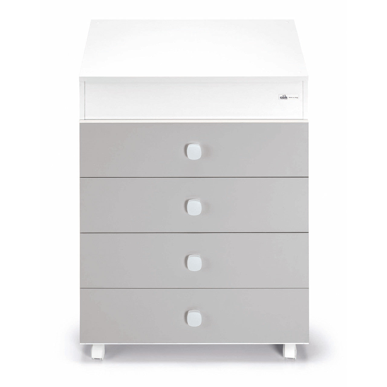 CAM Asia Changer Chest Of Drawers in Gray White- Bambi Baby