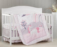 Oxford Baby Athena 3 pc Baby Crib Nursery Bedding Set - Bambi Baby