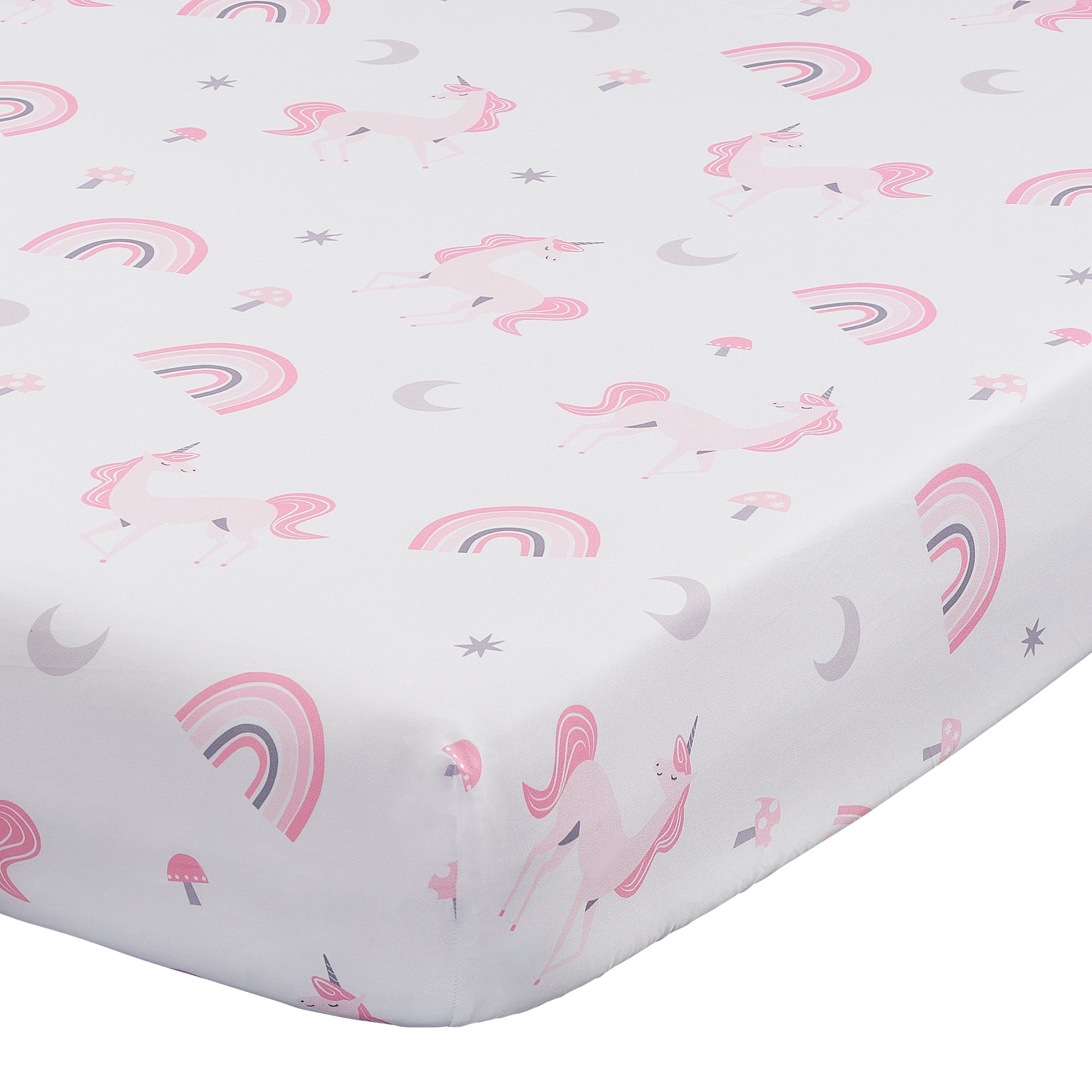 Oxford Baby Athena 3 pc Baby Crib Nursery Bedding Set- Bambi Baby